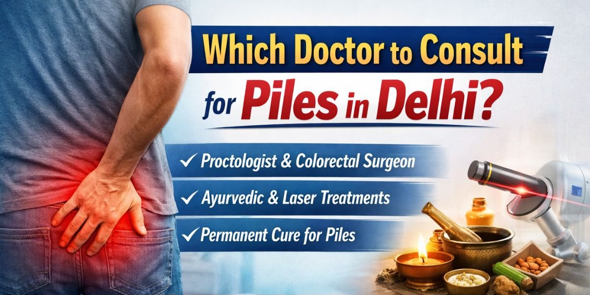 Which Doctor to Consult for Piles in Delhi for Effective Treatment